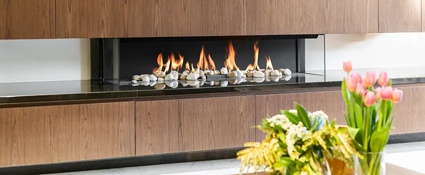 Double-height Fireplace Design Refurbishment in Montgomery Village, Maryland