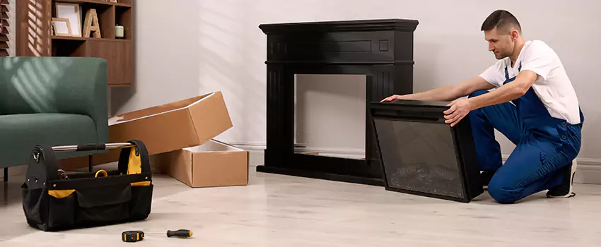 Old Rusted Metal Fireplace Repair And Replacement in Montgomery Village, MD